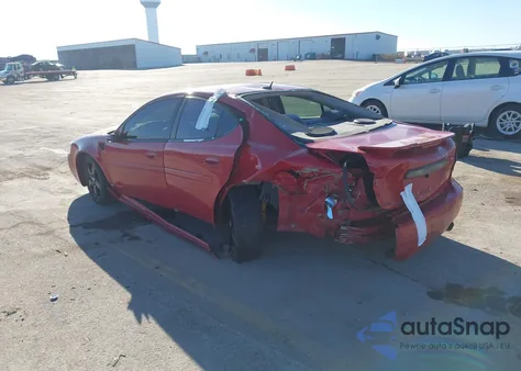 2008 Pontiac Grand Prix Gxp from USA, damaged, VIN 2G2WC55C281105936